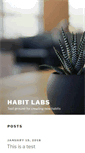 Mobile Screenshot of habitlabs.com